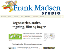 Tablet Screenshot of frankmadsen.dk